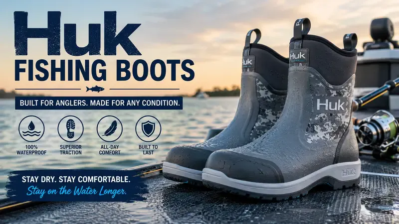 huk fishing boots to save your foots