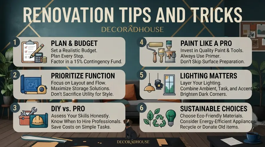 Renovation Tips and Tricks Decoradhouse