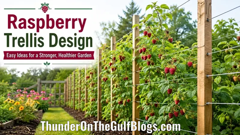 raspberry trellis design