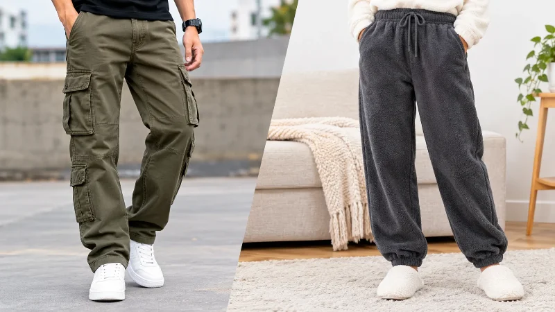 Cargo Pants and Fleece Pants